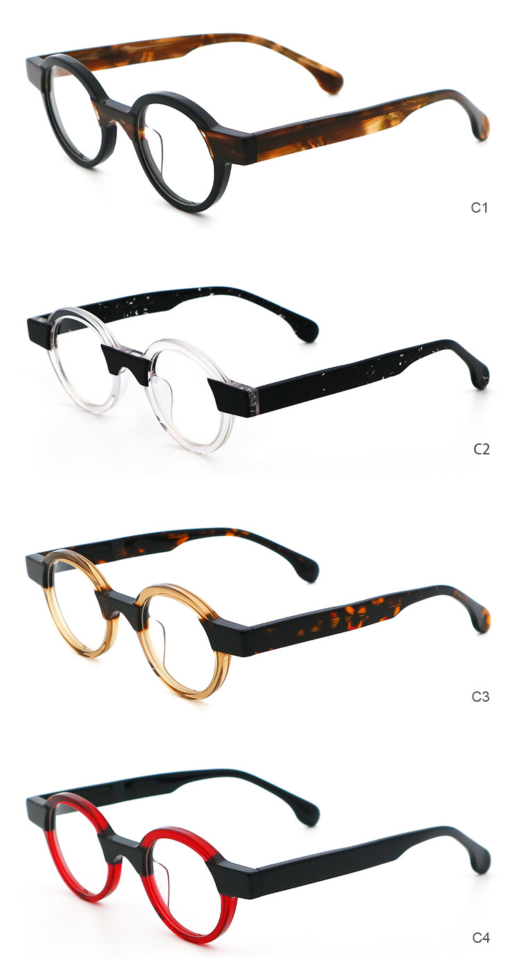 Fad Handiwork Acetate Glasses Frames Lenses Material Optical Frame For Everyone