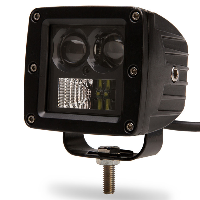 Square led work spot light for tractors 4X4,SUV PC lens HCW-L20302 7D