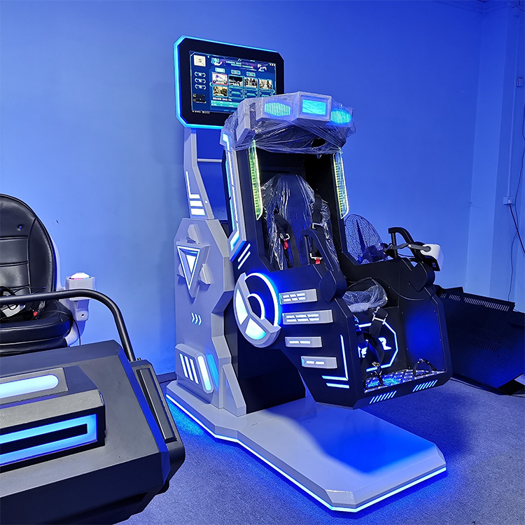 Cool Virtual Reality VR 360 Degree Roller Coaster 9D VR Motion Ride Flight Simulator For Sale