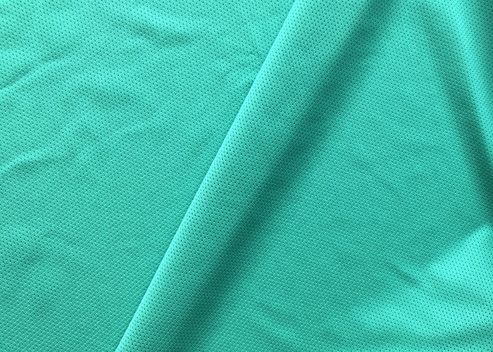 Plain Dyed 95% Polyester 5% Spandex Stretch Mesh Fabric For Sportswear