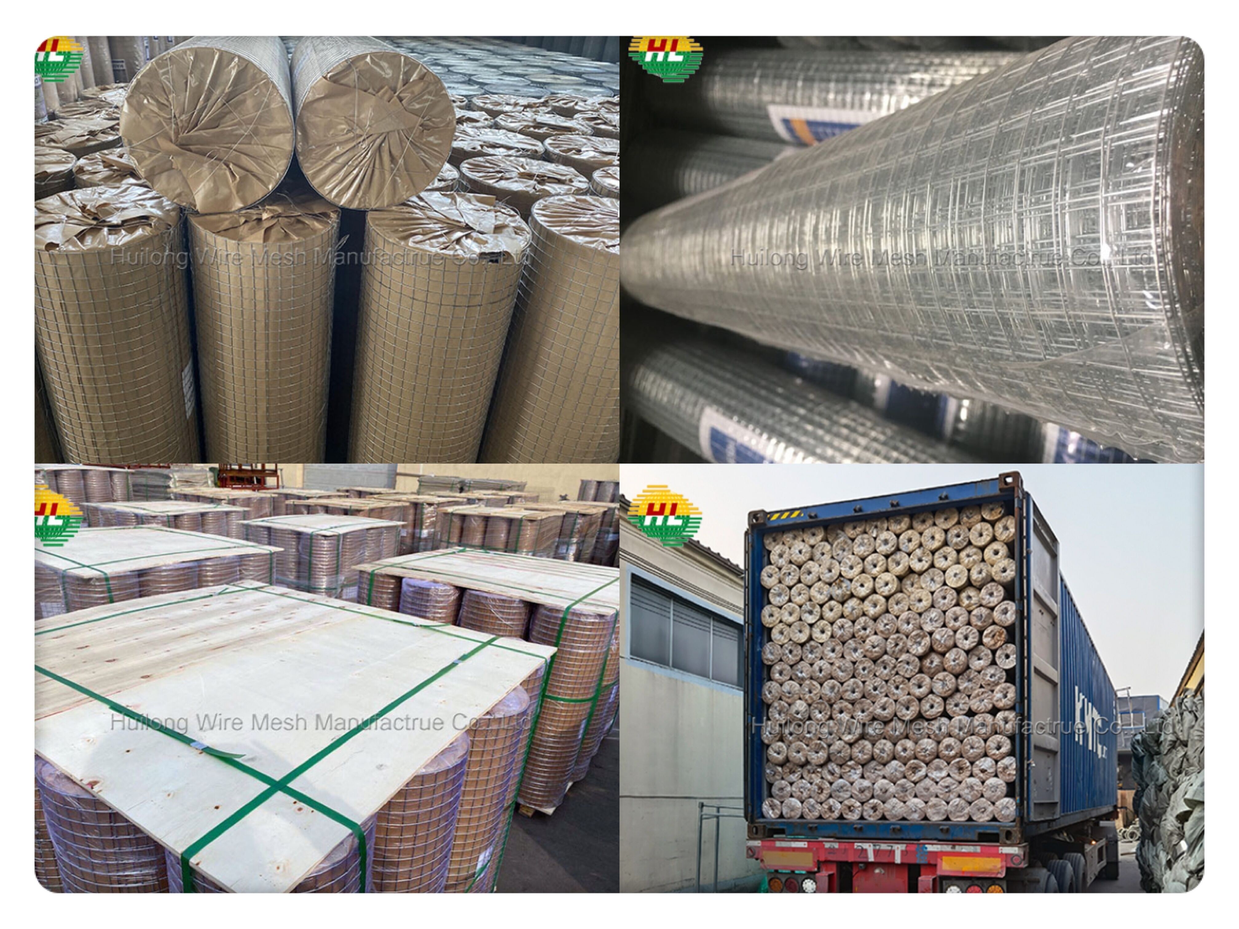 Green PVC 0.65" X 0.65" Grid 19 Gauge 40" X 82Ft Galvanized Mesh Rolled Hardware Cloth For Rabbit Wire Poultry Fencing