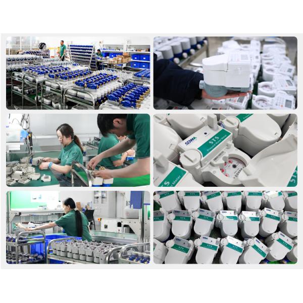 Rechargeable Water Meter Split Prepaid Token Water Meters with Software