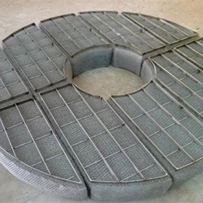 Stainless steel knitted mesh demister pad in boiler steam drum Manufactory