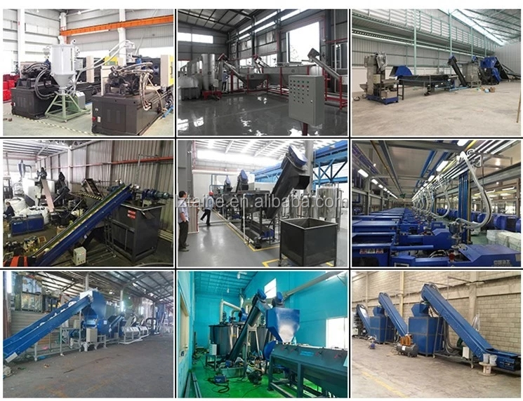 PP PE ABS Biodegradable Plastic Granules Making Machine with Single Screw Design