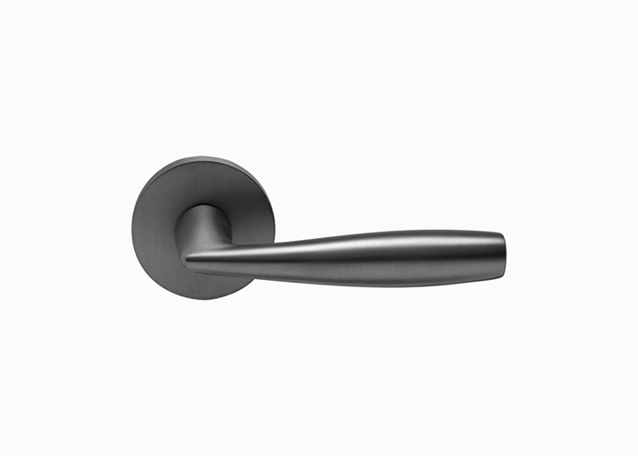 Black Lever Interior Door Handles Nordic Style for Living Room 122mm 67mm