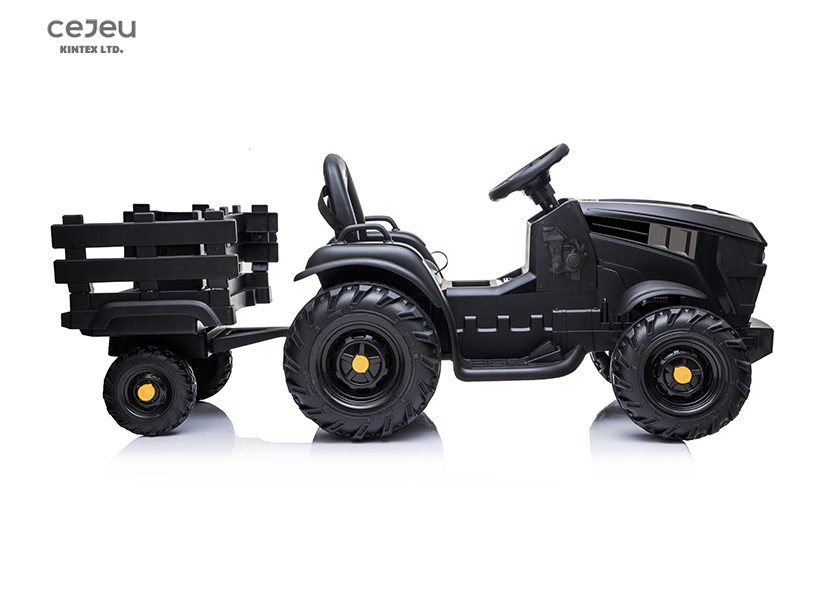 Electric Six EVA Wheel Plastic Ride On Tractor 12v1000MA TF Radio RC
