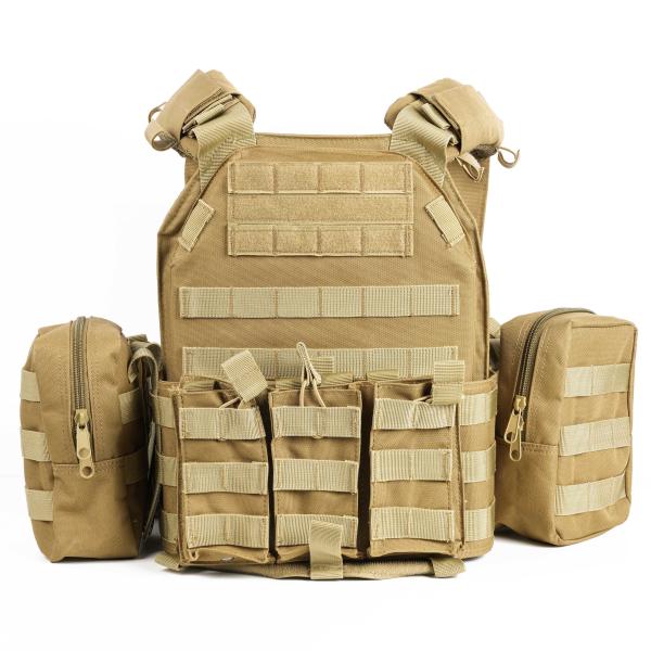 High Protection Military Tactical Bulletproof Vest ARAMID / UHMWPE Customized
