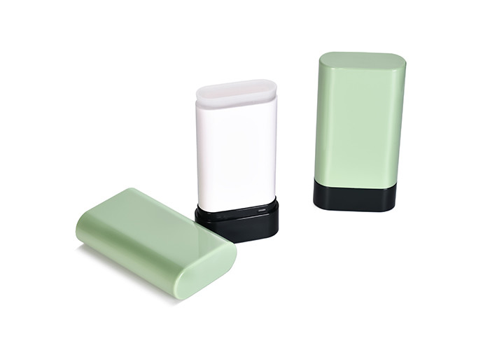 20g Twist-up PCR Plastic Deodorant Stick Container in Oval Shape