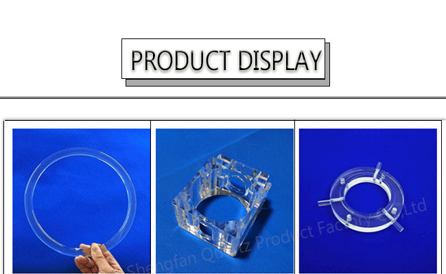 Optical Precision Machining Quartz Glass Disc Low Thermal Conductivity Clear Color