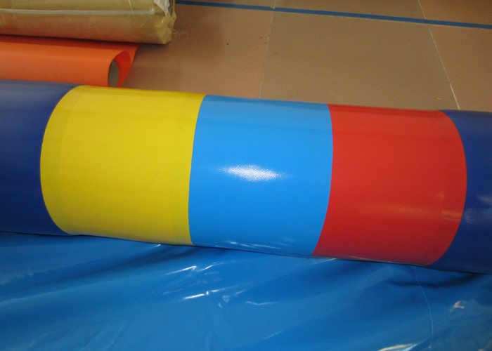 Rectangle Blue Giant Pool Inflatables Strong PVC , Huge Inflatable Pool 10 X 5 X 0.3m