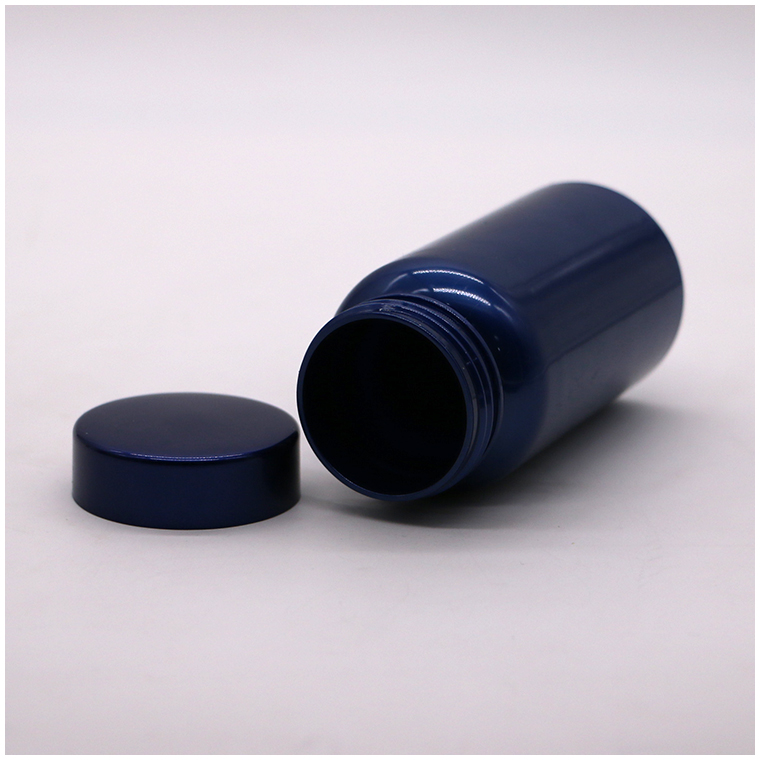 150ML PET Gold Plated Screw Cap Plastic Supplement Container Bottle for Promotion