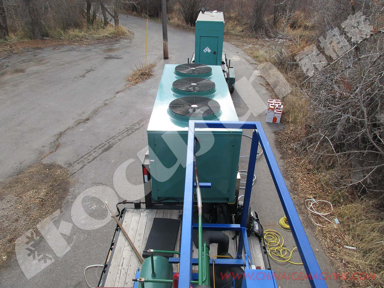 6-tonne Capacity Ice Block Machine for Bar or Block Ice in Sur Commande Dimensions
