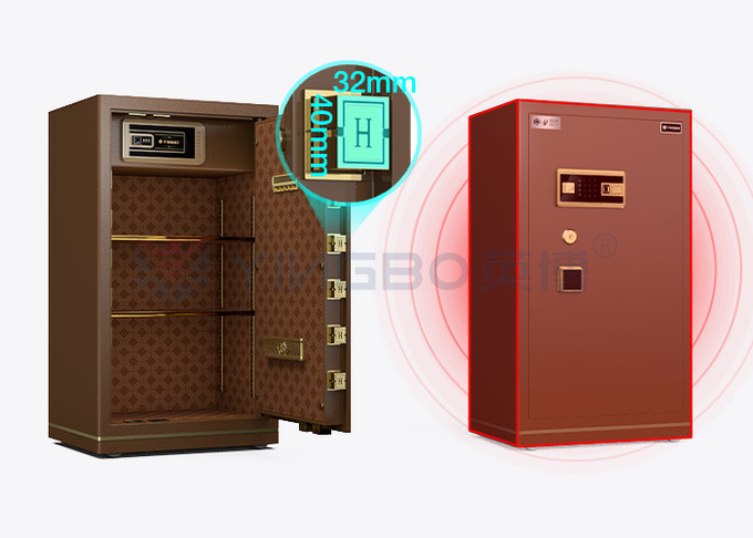 H1000mm Solid Steel Luxury Office Fingerprint Lock Safe Box For Security YB/N7-100