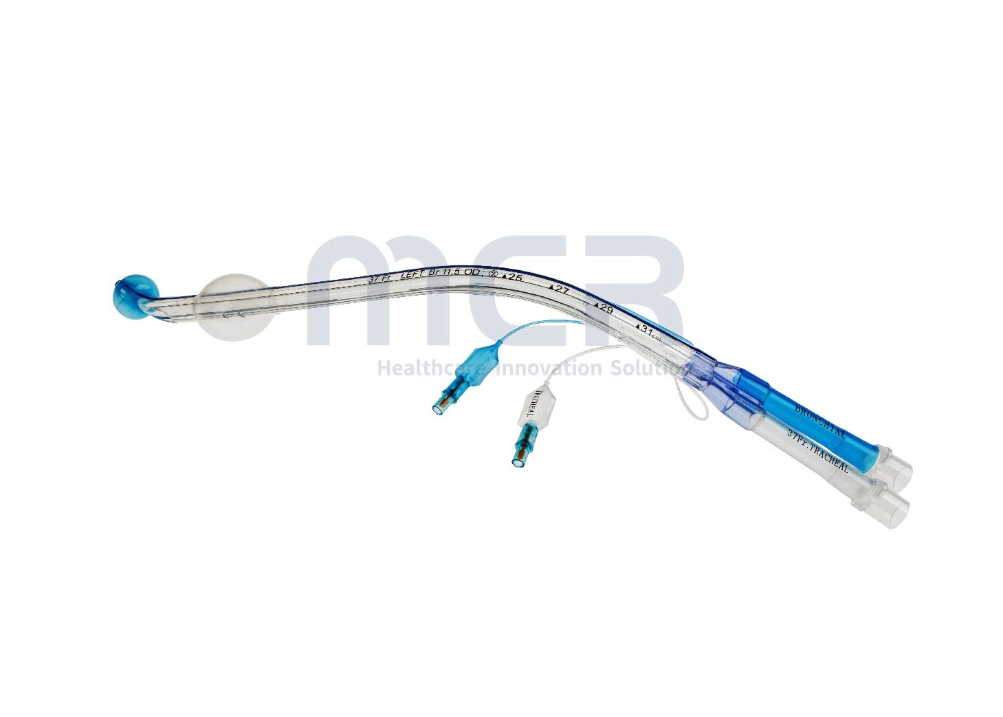 Left Or Right Side Double Lumen Endobronchial Tube With Video Channel