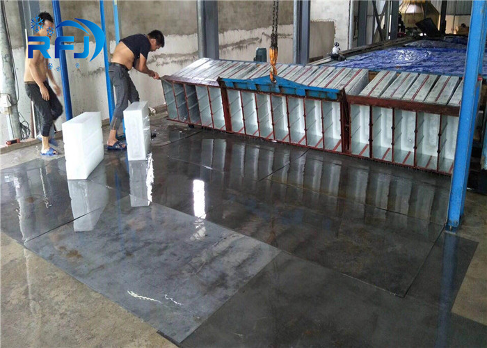 Industrial Cube Clear Ice Block Maker Machine , Automatic Ice Block Machine