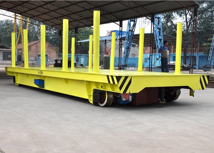 1-50 Ton Factory Transport Steer Rail Transfer Copper Coil Vehicle