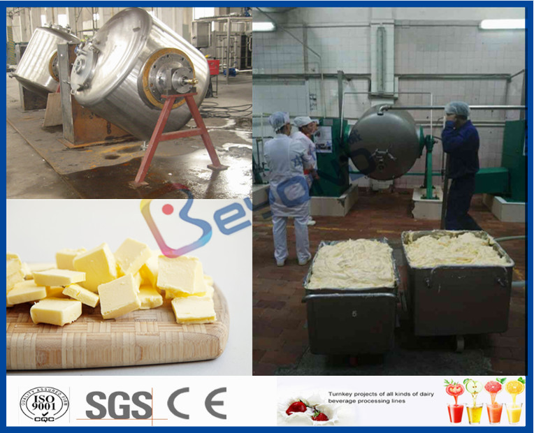 20000LPD Milk Processing Butter Making Equipment For Dairy Processing Plant