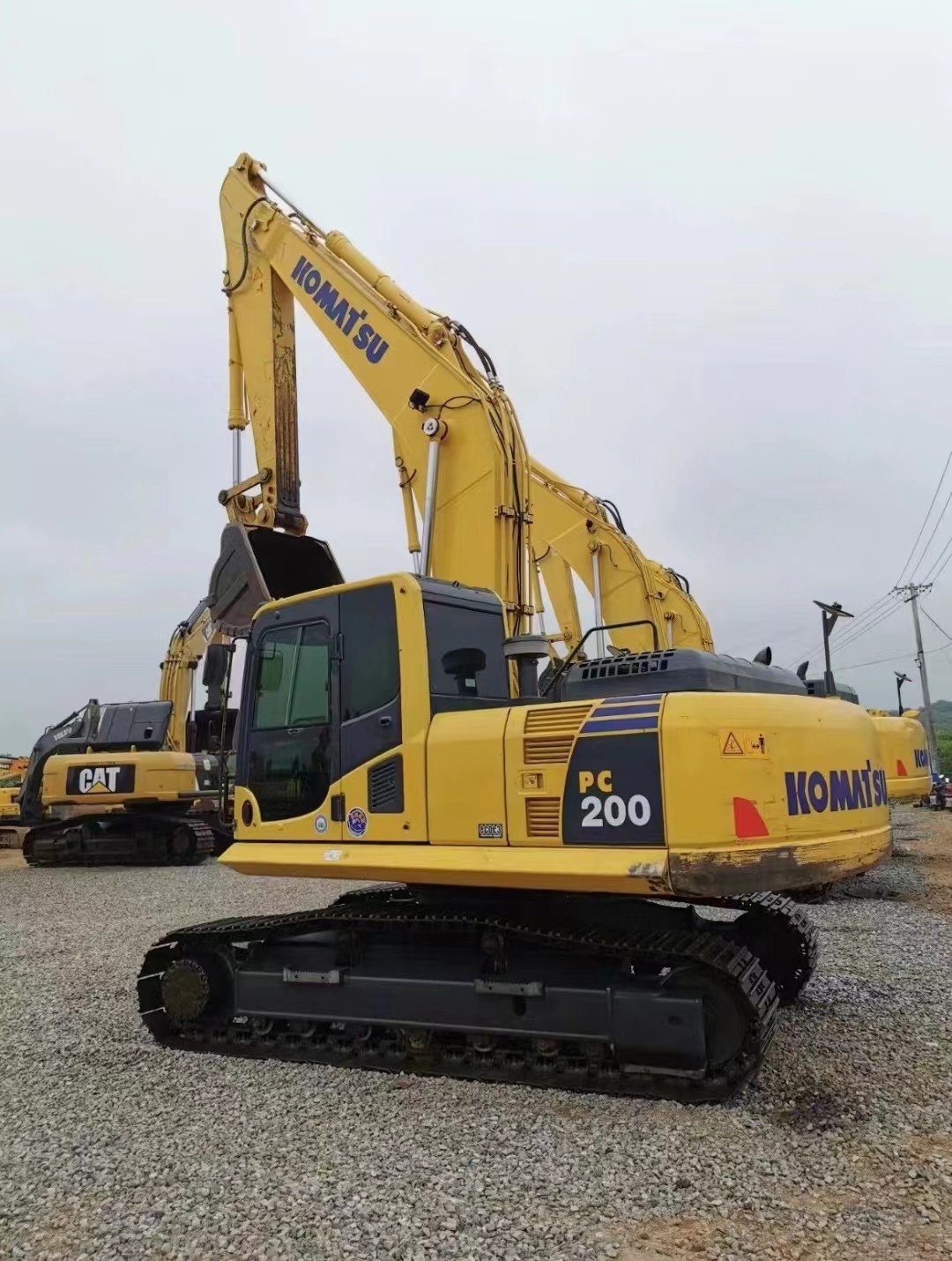 Crawler excavator Komatsu PC200, 20 ton Komatsu excavator, original