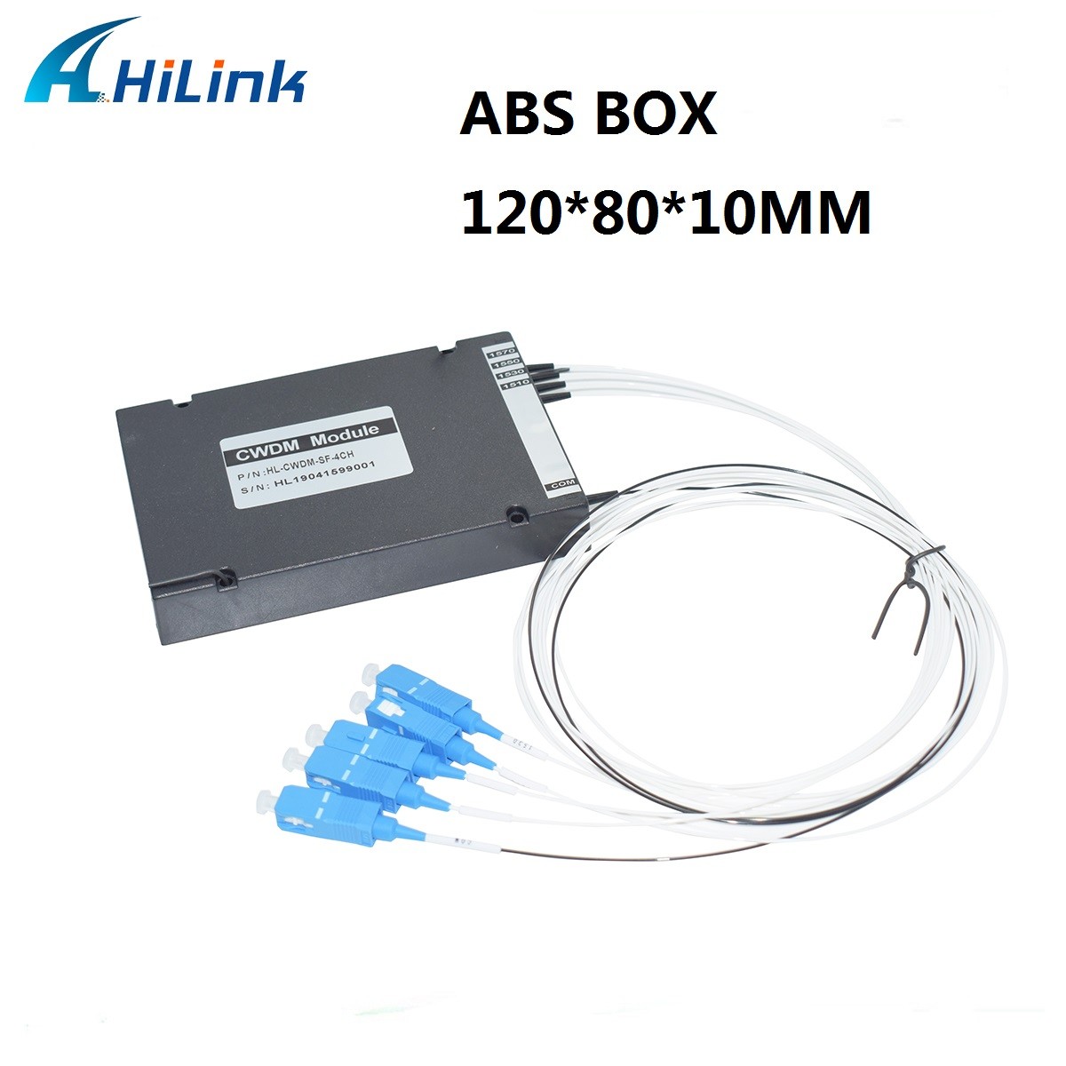 ABS Box 1X4CH CWDM Mux Demux Mutiplexer 1270nm Fiber Optical