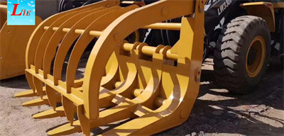 China wheel loader attachments manufacturer, log grab for wheel loader