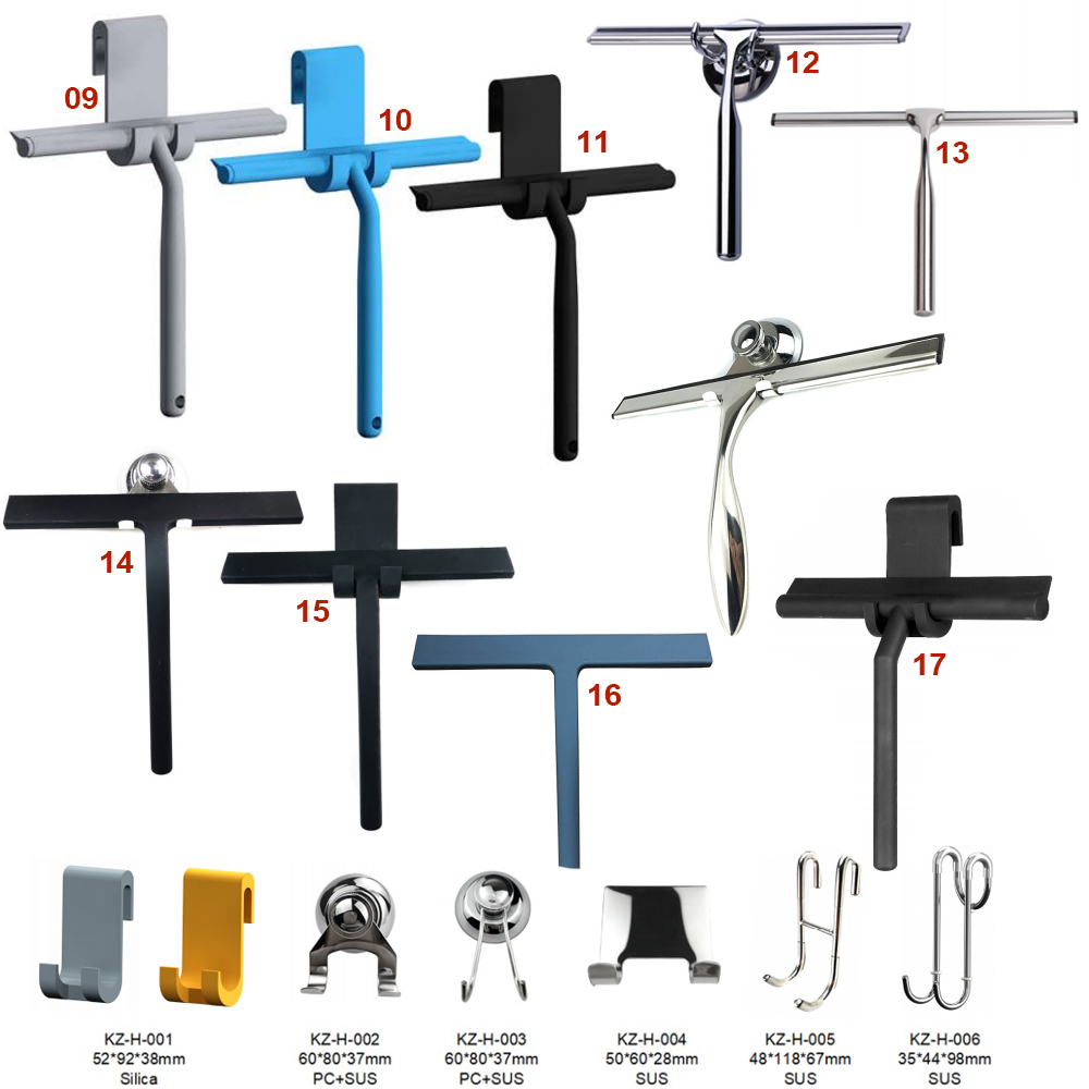 Deluxe Shower Wiper Stainless Steel Window Squeegee