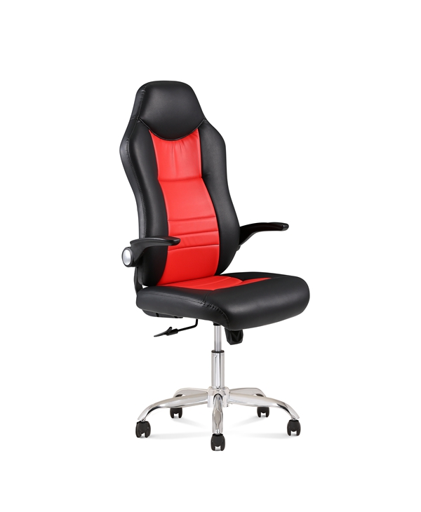 White Leather Gaming Swivel Chairs Chromeds Led 3D Paddle Shift BIFMA