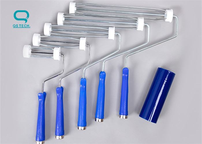 12 Inch Dust Remover Roller Cleanroom Sticky Roller PE For Cleanroom Lint Sticking