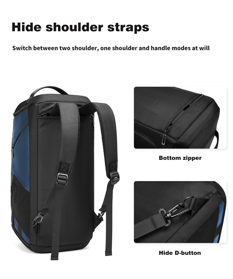 High Quality Custom LOGO Travel backpack Sports Gym bag waterproof ladies Men Yoga Duffle Bag