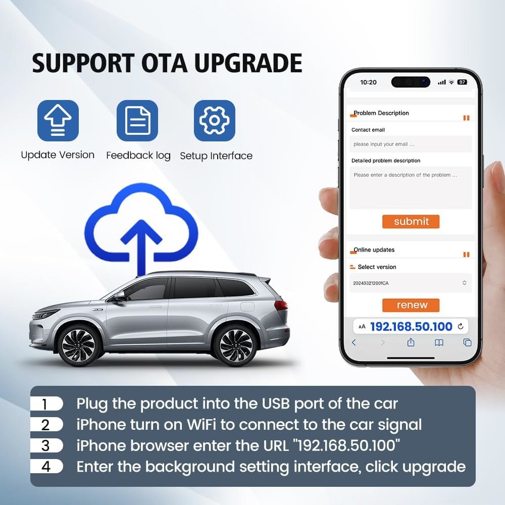 CPC200 Mini Se 5 Online Upgrade Stereos 2 In1 Wireless Car Play Adapter Android Auto Usb Carplay Carlinkit Ai Box