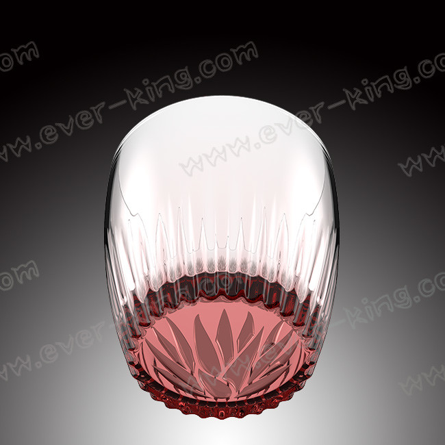 Custom Soda Lime Drinking Beer Glass Round Shaped