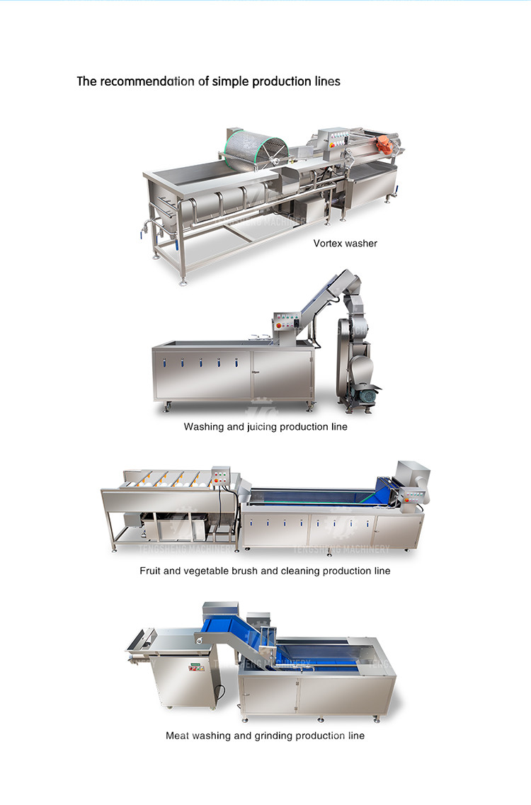 1500KG/H Root Vegetable Washing And Peeling Machine For Restaurant