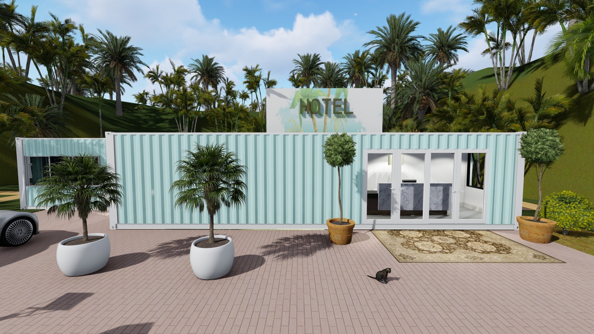 20HC Villa Modular Shipping Container House