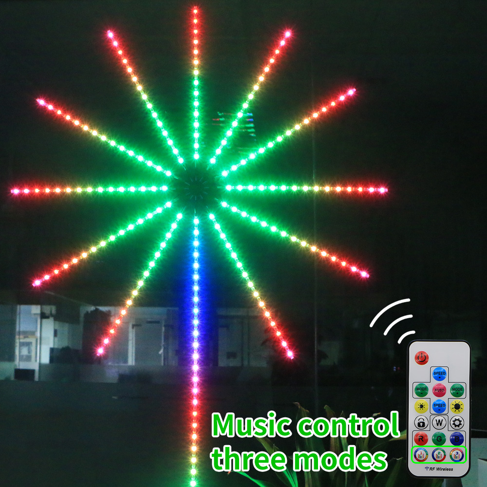 Waterproof 5V LED Pixel Strip Light Music Sound Sync For Party Decoration