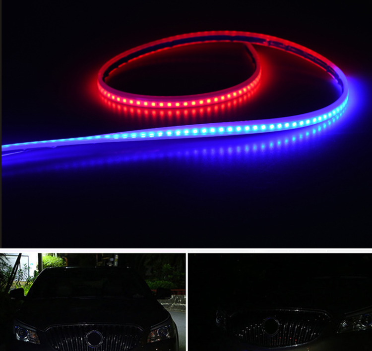 Universal Two Color Waterproof Car Door Warning Led Light 12V 120cm