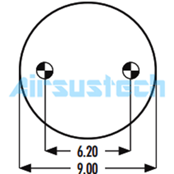 High Corrosion Resistance Goodyear Air Spring Cross ACONTI 64531 FD 330-22 323