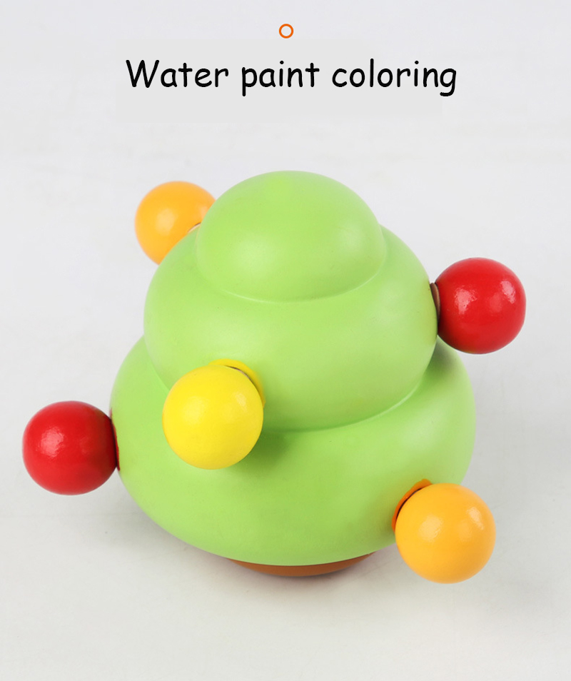Early Childhood Development Nut Tree Disassembly Screw Wooden Toy ISO9001