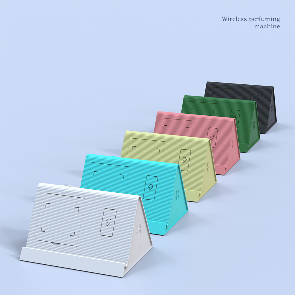 Odm Multifunctional Wireless Charger 3 In 1 With Electric Aroma Humidifier 250ml