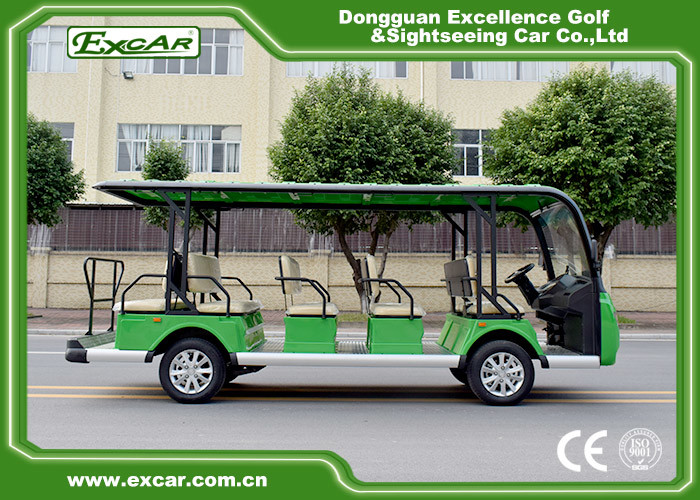 Small Electric Shuttle Bus With Roof & Windshield For Large Parks Playground