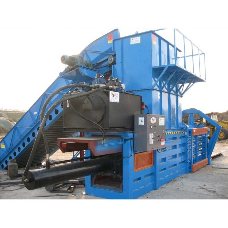 Horizontal Cardboard Baler Carton Balers Pressing Machine/Waste Paper /Horizontal Hydraulic Baling Press