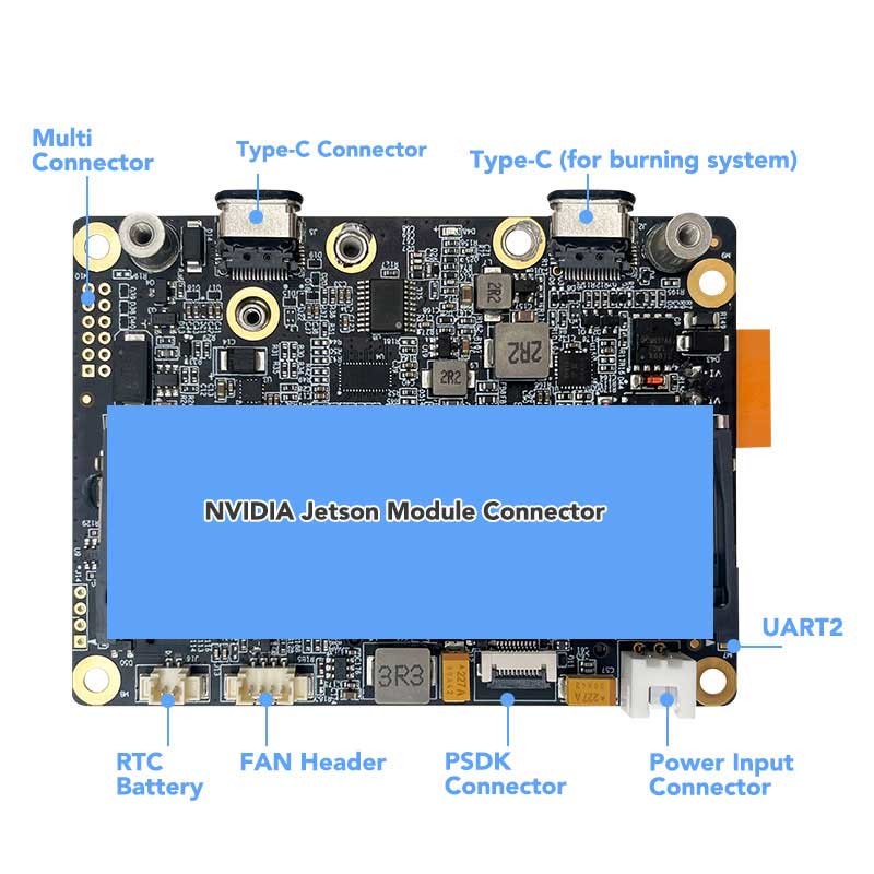 UAV Jetson Orin NX 16GB Carrier Board 100 TOPS 900-13767-0000-000