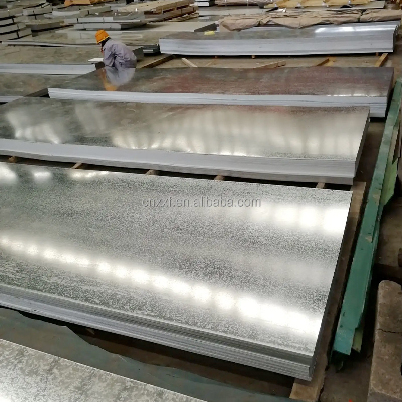 0.21-0.50mm Thickness NXF SS400 Galvanized Steel Plate for Building Materials Z61-Z80 Non-oiled and Customizable