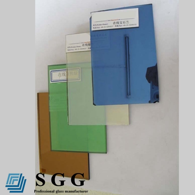 Top quality color coated reflective float glass
