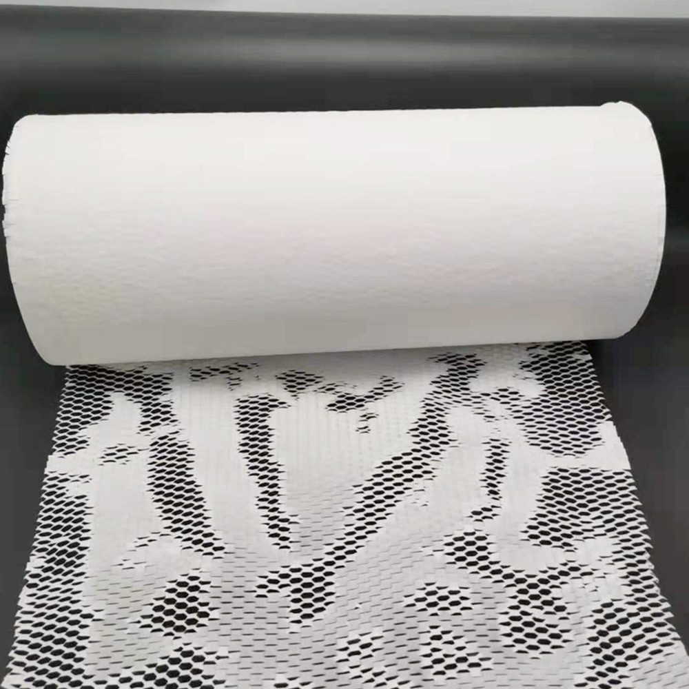 White Anti Breaking Shockproof Eco Wrapping Paper Fragile Packaging
