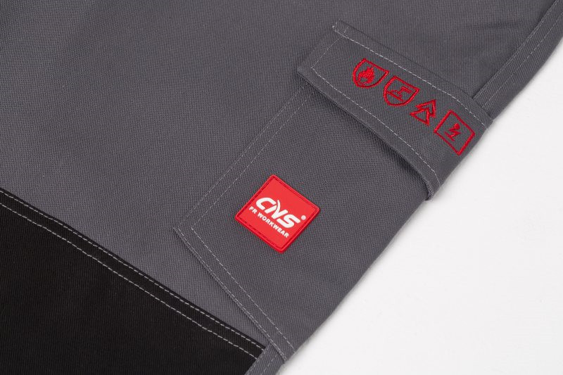 Thigh Pocket Fireproof Work Pants , IEC61482 Flame Resistant Trousers