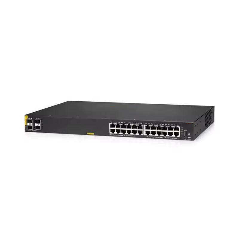 Enterprise-class 24 Port 95.2 Mpps Network Switch JL724A for Full-Duplex Half-Duplex Communication Mode