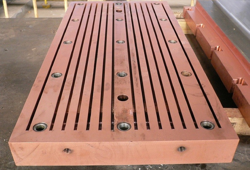 high Electical Conductivity H-Beam Cold Rolled copper Plate for continuous casting machine