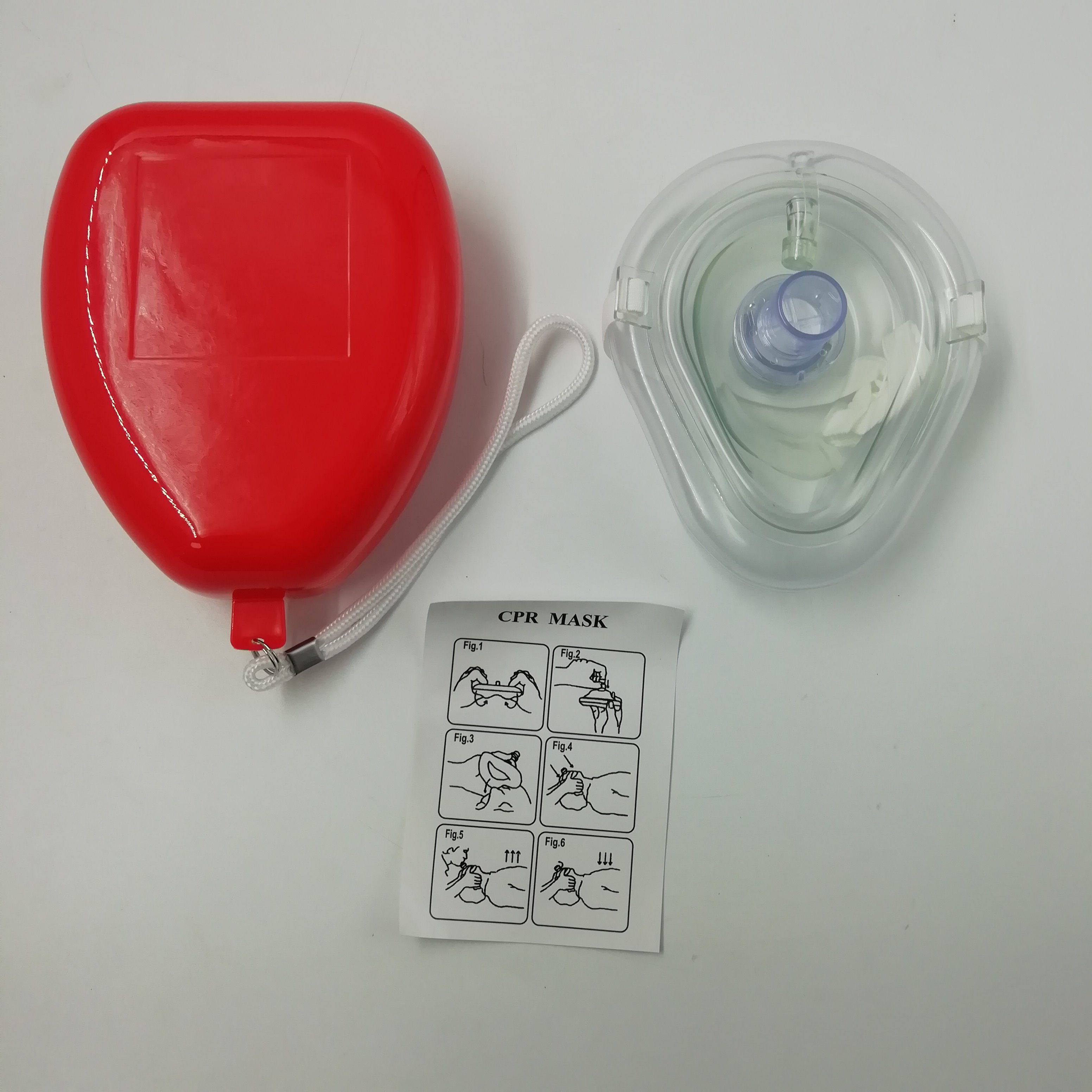 Athletic Medical Training Supplies Cardiopulmonary Rescue CPR Breathing Mask Face Shield