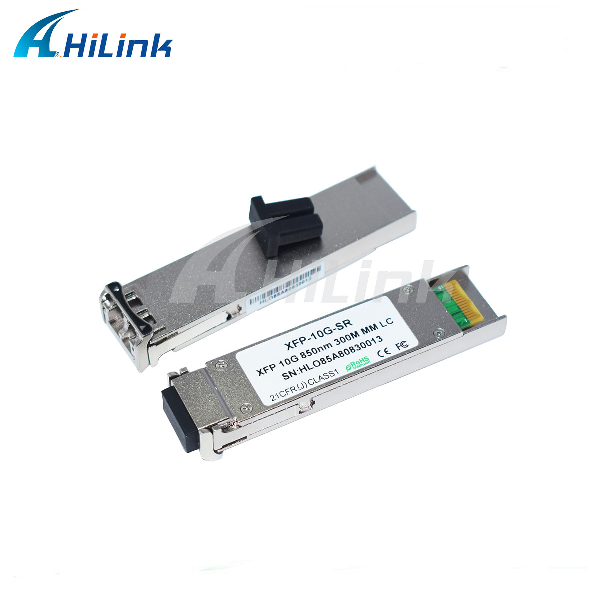 10G MMF 850nm XFP Transceiver SR 300m Reach Dual LC Optical Fiber Equipment DDM