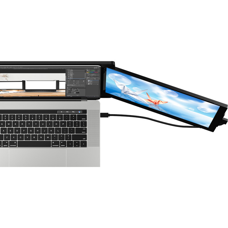 230cd/m2 1920*1080P 11.9 Inch Laptop Extension Triple Screen HDMI