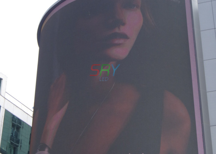 8mm Curved LED Display 4.80M X 6.72M Large Viewing Angle Waterproof LED Screen